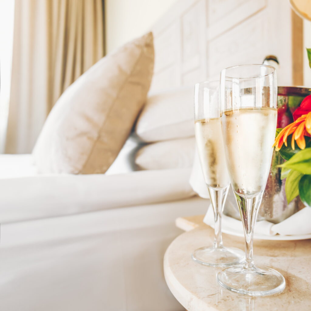 The welcoming Romantic Suite 